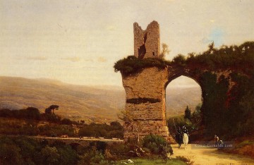  szenerie - Der Beginn der Galleria aka Rom die Via Appia Landschaft Tonalist George Inness Szenerie